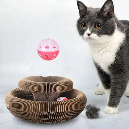 Velzora™ PawCurl Interactive Scratcher